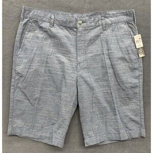 Silver lake Chino Shorts Mens Size 38 X Gray Blue Woven Short 550 NWT